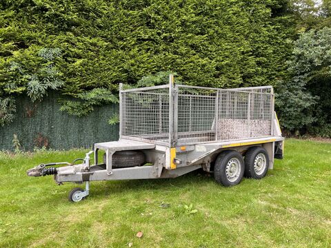 Used Ifor Williams GX84 Plant Trailer with Mesh Sides