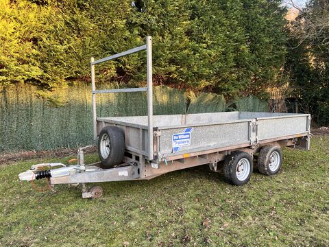 Used Ifor Williams LM125G Flatbed Trailer with Ramps